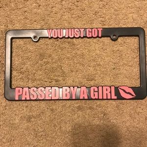 LICENSE PLATE FRAME